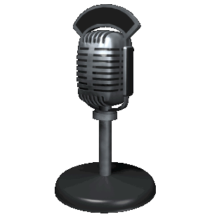 antique microphone
